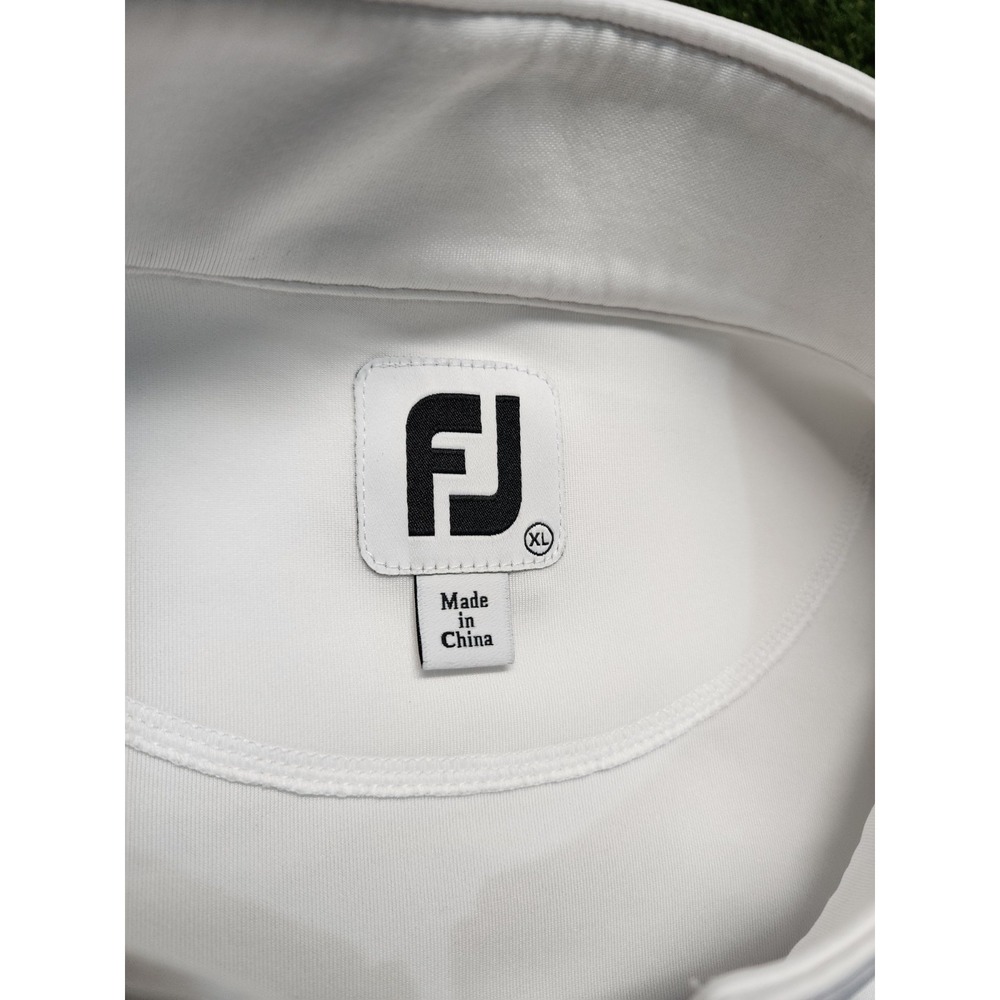 Footjoy Full Zip Golf Light Weight Jacket White Blue Women's Extra Large XL - Picture 5 of 8